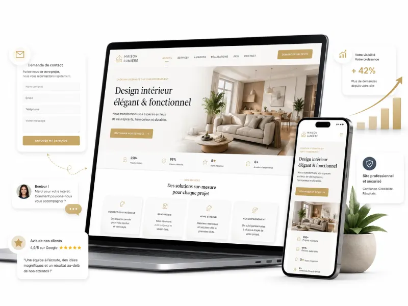 Création site vitrine WordPress